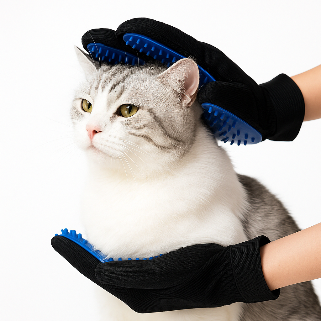 Purrfect Groom™ – Deshedding & Massage Glove for Cats & Dogs